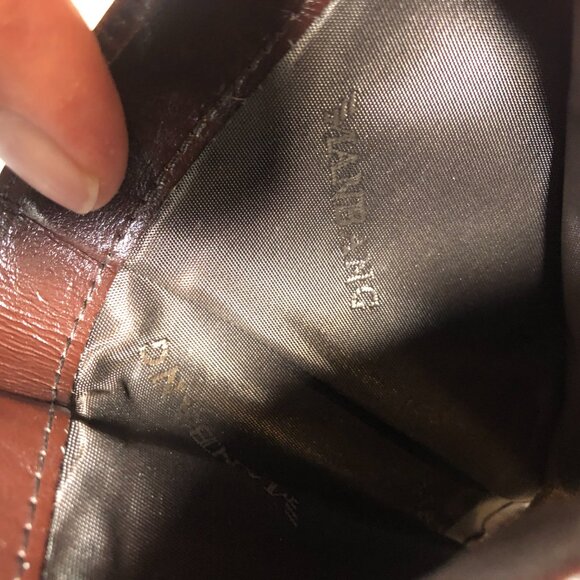 Manbang Mens Brown Leather Zip Pocket Wallet Card ID Holders - Picture 6 of 6